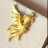 周生生  足金龍鳳黃金耳釘耳飾女款 結婚三金耳環(huán) 68742E計價(jià) 5.88克(含工費200元) 曬單實(shí)拍圖