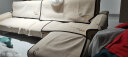 钟爱一生（CHERISHES LIFE）刺绣雪尼尔沙发垫套装四季通用沙发罩套巾防滑盖布定制沙发坐垫子 雪尼尔 字母完美-米黄色 70*70cm 实拍图