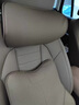 拓比應(yīng)汽車頭枕真皮頭枕護(hù)頸枕車用頭枕腰靠套裝記憶棉腰枕車內(nèi)裝飾用品 頭枕【尊貴黑】1個 曬單實(shí)拍圖