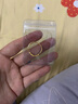 菜百首飾 黃金戒指 足金心形黃金戒指 活圈 計(jì)價(jià) 約1.55克 曬單實(shí)拍圖