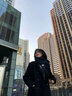 GARNUO羽絨服內(nèi)膽黑色西裝毛呢外套女秋冬新款90白鴨絨正肩加厚呢子大衣 黑色【常規(guī)內(nèi)里】 S【85-100斤】 曬單實(shí)拍圖