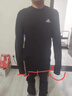 阿迪達斯 （adidas）衛衣男裝 25秋季新款運動(dòng)服跑步休閑時(shí)尚圓領(lǐng)黑色針織套頭衫 黑色/毛圈/主推 S 曬單實(shí)拍圖