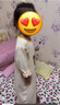 優(yōu)奇寶寶睡衣嬰兒睡袍睡裙兒童防踢被男童女幼兒連體家居服純棉春秋款 曬單實拍圖