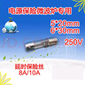 適用美的格蘭仕微波爐通用 延時(shí)保險管保險絲T10AL250V T8AL250V 6X30 5*20/10A(5根) 曬單實(shí)拍圖