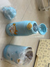 品家家品蛋仔派對兒童保溫杯一杯兩蓋316L不銹鋼保溫吸管杯兒童禮物禮盒裝 EG3614藍(lán)色 620ml 曬單實(shí)拍圖