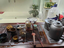 Amos亞摩斯純鈦自動上水壺底部上水單壺雙抽套裝家用電茶爐燒水壺茶具茶臺一體茶壺辦公會客煮茶壺AS-KTE151T 銀灰色 1.5L 曬單實拍圖