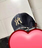 美職棒（MLB）官方 男女帽子韓版休閑帽鴨舌帽遮陽(yáng)棒球帽生日禮物 紐約洋基隊/黑色 均碼 F 曬單實(shí)拍圖