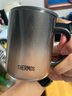 膳魔師（THERMOS）保溫杯400ml帶茶濾男女泡茶咖啡杯中秋國慶節(jié)禮物TEMC-400日暮金 曬單實拍圖