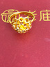 老廟黃金戒指足金牡丹花戒指花開富貴金戒指送媽媽老婆節(jié)日生日禮物 約2.5g/16圈號(hào)(適用15-17#) 曬單實(shí)拍圖