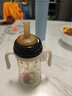 NEVS吸管奶瓶學(xué)飲杯PPSU大寶寶兒童6個(gè)月1歲以上2歲喝水喝奶瓶重力球 吸管杯 300ml 曬單實(shí)拍圖