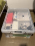爱丽思（IRIS）收纳箱透明收纳盒大号加厚塑料整理箱盒零件玩具被子衣物有盖药盒 BL-43【毯子、外套等】 实拍图