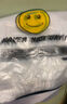 愛馬斯塑料袋加厚笑臉袋背心袋購物袋透明手提袋超市方便袋20*32cm200只 曬單實(shí)拍圖