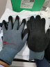 舒适型防滑耐磨手套工厂车间搬运劳动 丁腈涂掌防护透气手套M码灰色 实拍图