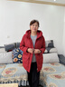 俞兆林中年媽媽裝羽絨服女中長款冬裝棉服2025新款外套中老年人大碼棉衣 JF0118-酒紅色【羽絨服】  加厚 XL 【建議110-125斤】 曬單實(shí)拍圖