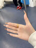 中國黃金（CHINA GOLD）黃金戒指女足金中空貓眼戒指國慶中秋節(jié)禮物送女友老婆 11#中空貓眼戒指*2.5g 多退少補 曬單實拍圖