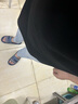 地潮男韓版休閑牛仔褲子男春夏季新款青少年潮流百搭修身小直筒九分褲男 淺藍(lán)色【顯高松緊腰】 XL 曬單實(shí)拍圖
