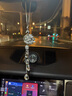 肯拓普輕奢汽車(chē)掛件水晶天鵝掛飾適配寶馬mini甲殼蟲(chóng)歐拉可愛(ài)車(chē)內裝飾吊墜車(chē)載后視鏡吊飾女 【白色】雙面天鵝掛件 曬單實(shí)拍圖