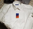 第五季 SMART FIVE夏裝白襯衣商務(wù)休閑男裝長袖修身純棉免燙襯衫男冰絲感純色襯衫 白 SFL1A31 40 (體重參考66-70kg) 曬單實拍圖