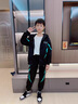 迪士尼男童套裝兒童春秋裝兩件套2025新款中大童運動服男孩衣服休閑時尚 YBL閃電衛(wèi)衣套裝-黑色 120 曬單實拍圖