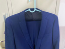 羅蒙西服套裝男士職業(yè)正裝商務(wù)小西裝套裝伴郎服新郎服結婚禮服潮男裝 曬單實(shí)拍圖