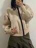 加拿大鵝（Canada Goose）【新品】Sierra女士黑標(biāo)羊毛抓絨外套飛行員夾克 7224WB 9950 淺黃褐色 XS 曬單實拍圖