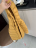 鴨鴨（YAYA）兒童輕薄羽絨服男女童中大童純色休閑百搭保暖連帽舒適外套K 黃色《男》 130 曬單實(shí)拍圖