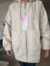 衣典零一（LEDIALYI）2026春秋季女裝新款休閑洋氣百搭中年小個(gè)子短外套女風(fēng)衣夾克上衣 米白色 XL （建議125-135斤） 曬單實(shí)拍圖
