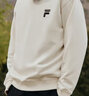 FILA FUSION斐樂官方潮牌情侶針織套頭衫冬季時尚加絨衛(wèi)衣 曬單實拍圖