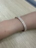 丹尼爾惠靈頓（DanielWellington）dw手鐲 雙色手環(huán) 情侶手鐲時(shí)尚飾品 七夕情人節(jié)禮物送女友 綢緞白-中號DW00400067 曬單實(shí)拍圖