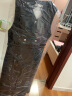 范思蓝恩23FS14265 法式复古假两件连衣裙女秋冬新款背心裙子 黑色 XL 晒单实拍图