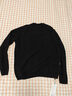 金菊100%山羊絨打底毛衣純色時(shí)尚保暖半高領(lǐng)女式羊絨衫 黑色 XL  曬單實(shí)拍圖