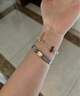 丹尼爾惠靈頓（DanielWellington）dw手鐲 男女士情侶手鐲時(shí)尚飾品手環(huán) 七夕情人節(jié)禮物送女友送愛人 銀色 小號(hào)DW00400143 曬單實(shí)拍圖