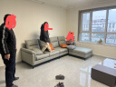 简昕科技布沙发客厅小户型现代简约 三人位奶油风高靠背布艺沙发8045 实拍图