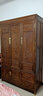 尋古紅木家具非洲雞翅木（學(xué)名：非洲崖豆木）衣柜實(shí)木中式衣帽間大儲物柜三門(mén)衣柜Q 長(cháng)136*寬58*高216cm 曬單實(shí)拍圖
