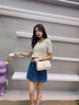 DAFEI DENTON奢侈新品包包女包2025新款女士斜挎包小香風(fēng)單肩包七夕情人節(jié)禮物 白色開口  專柜禮盒包裝 曬單實(shí)拍圖