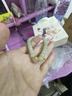 Gramda四葉草和田玉925銀手鏈女玉石手串珠首飾媽媽生日禮物送女友老婆 四葉草和田玉銀手串 曬單實拍圖