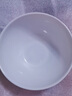 菲藝雅密胺仿瓷小碗商用快餐碗加厚塑料彩色米飯碗小碗菜專用餐具裝湯碗 加厚款圓碗  白色4.5英寸 曬單實拍圖
