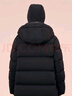 雪中飛【男女同款】黑曜石中長款情侶羽絨服 黑色 XL 曬單實(shí)拍圖