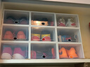 美佳朗加厚透明鞋盒收納盒網(wǎng)紅家用鞋柜折疊鞋盒收納鞋子塑料收納盒鞋架 男款翻蓋白框【買(mǎi)6帶6發(fā)12個(gè)】 0x0x0公分 曬單實(shí)拍圖