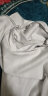 妙变美女双面德绒半高领气质小香风打底衫女2023秋新款韩版高级上衣女洋气 白色H【德绒保暖】 3XL 建议135-145斤 实拍图