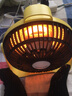 中聯(lián)（ZOLEE） ZLQ01-20迷你小太陽取暖器 暖風(fēng)機(jī)家用省電電暖器臺(tái)式電暖氣黃色橘色隨機(jī)發(fā) 曬單實(shí)拍圖