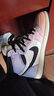 耐克（NIKE）休閑鞋男鞋aj夏季新款運動鞋Air Jordan 1 High AJ1喬1高幫籃球 DX0054-805白紫漸變 42 曬單實拍圖
