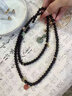 易明居小葉紫檀吊墜男念珠佛珠文玩翡翠和田玉項鏈檀香木念珠多寶如意女 【翡翠平安扣】小葉紫檀吊墜 曬單實(shí)拍圖