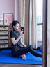 徽格兒運(yùn)動(dòng)衣女健身房專用夏季薄款拉鏈開(kāi)衫瑜伽服短袖專業(yè)戶外跑步T恤 黑色短袖 L 曬單實(shí)拍圖