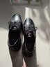 U7男鞋頭層牛皮跑步鞋爆米花氣墊軟底運動(dòng)鞋男士真牛皮休閑皮鞋 2025585黑色（牛皮） 42 標準皮鞋碼 曬單實(shí)拍圖