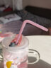宜洁（yekee）HelloKitty一次性吸管独立包装可弯曲儿童孕妇喝水果汁25只Y-9404 实拍图