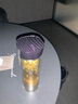 膳魔師（THERMOS）雙層玻璃杯400ml男女茶杯水紋行者系列帶茶漏TCGB-400-D-PL深紫色 曬單實(shí)拍圖