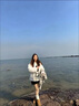 矜持范奶系軟糯兔子毛衣女秋冬寬松慵懶風(fēng)仿水貂絨感套頭小個(gè)子上衣 白色 S （80-90斤） 曬單實(shí)拍圖