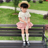 季米塔（Jimita）女童襪子春夏薄款純棉兒童公主中筒襪夏季網(wǎng)眼女孩寶寶長(zhǎng)筒小腿襪 愛(ài)心+蝴蝶結(jié)（2雙裝） M（約3-5歲）建議腳長(zhǎng)15-17cm 曬單實(shí)拍圖