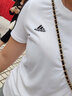 阿迪達斯（adidas）官方女裝短袖 運動(dòng)服跑步訓練健身半袖全棉透氣休閑圓領(lǐng)t恤衫 白色-全棉膚 M (165/88A) 曬單實(shí)拍圖